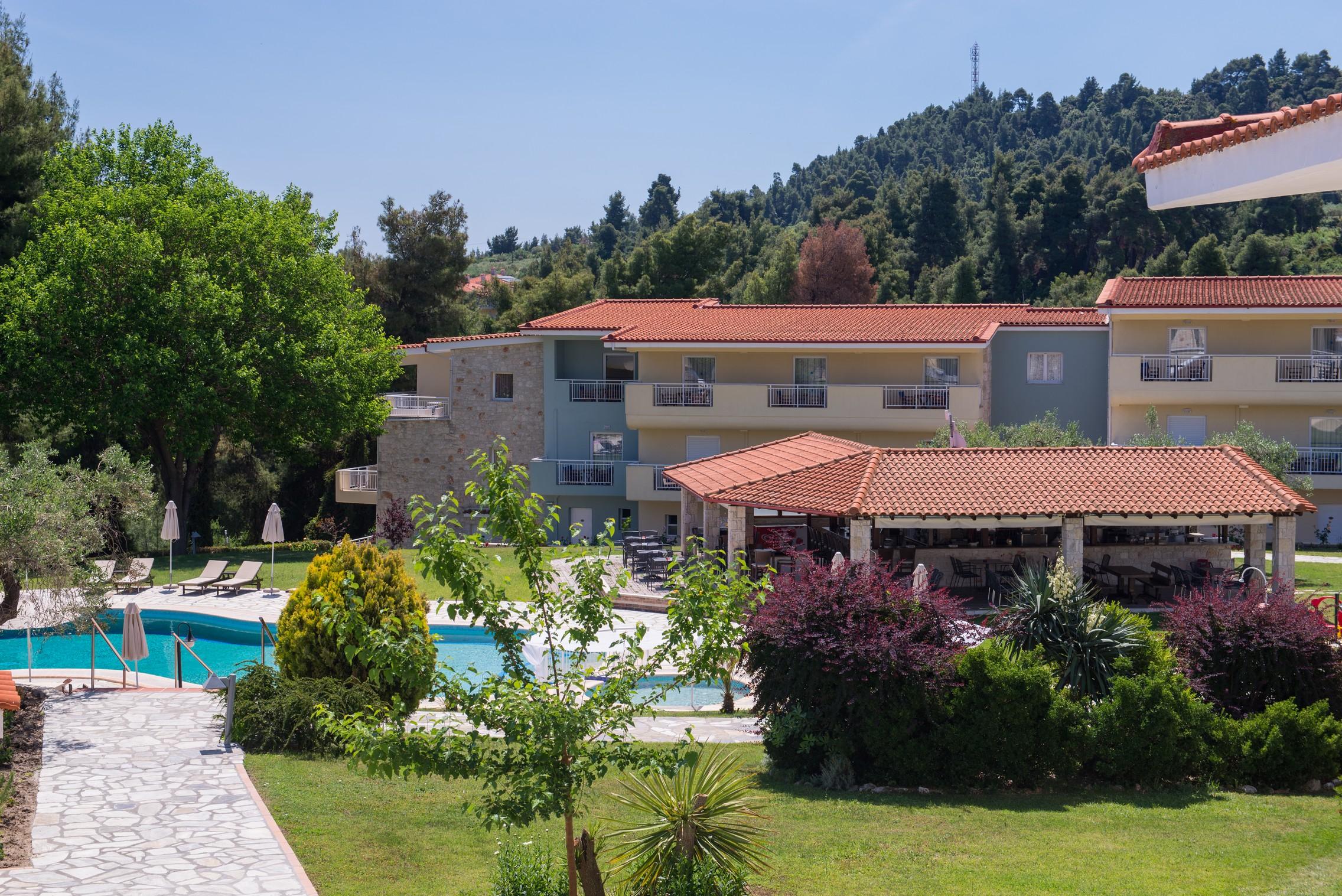 Alkion Hotel Kriopigi Bagian luar foto